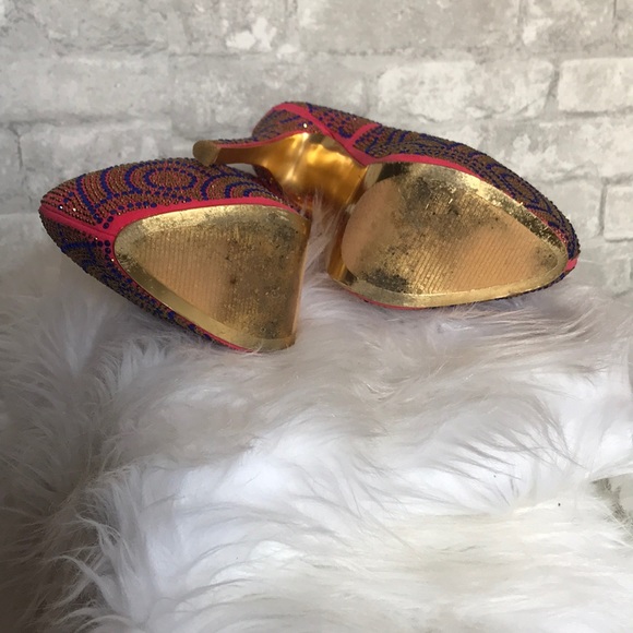 Pink Crystal gem platform heels - Picture 8 of 8